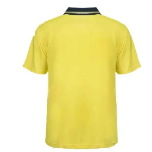 Picture of WorkCraft, Polo, Long Sleeve, Food Industry, Hi Vis, Two Tone, Micromesh, No Pocket, No Buttons